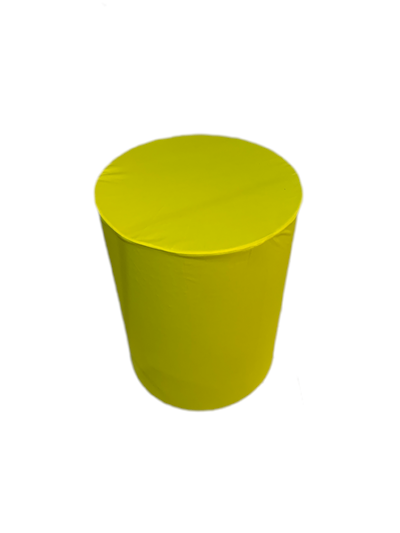 Capa de Cilindro Lisa Amarelo M - Pegue e Dekore