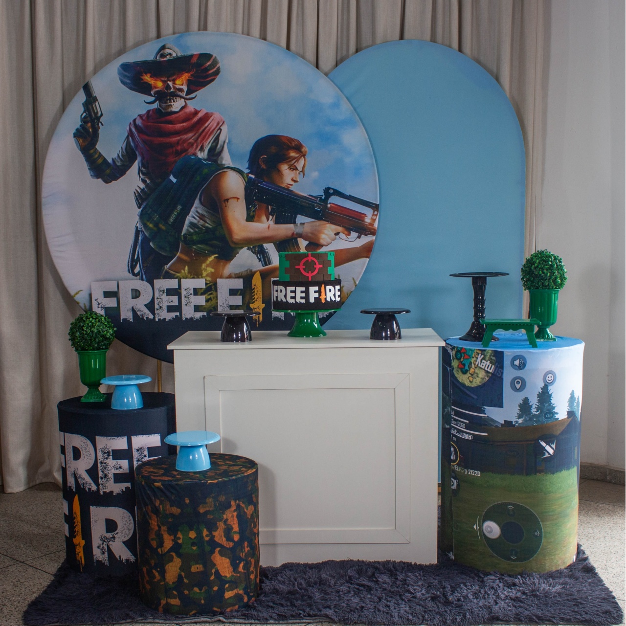 Decoração Free Fire - Kit G. - Cultivar Sonhos