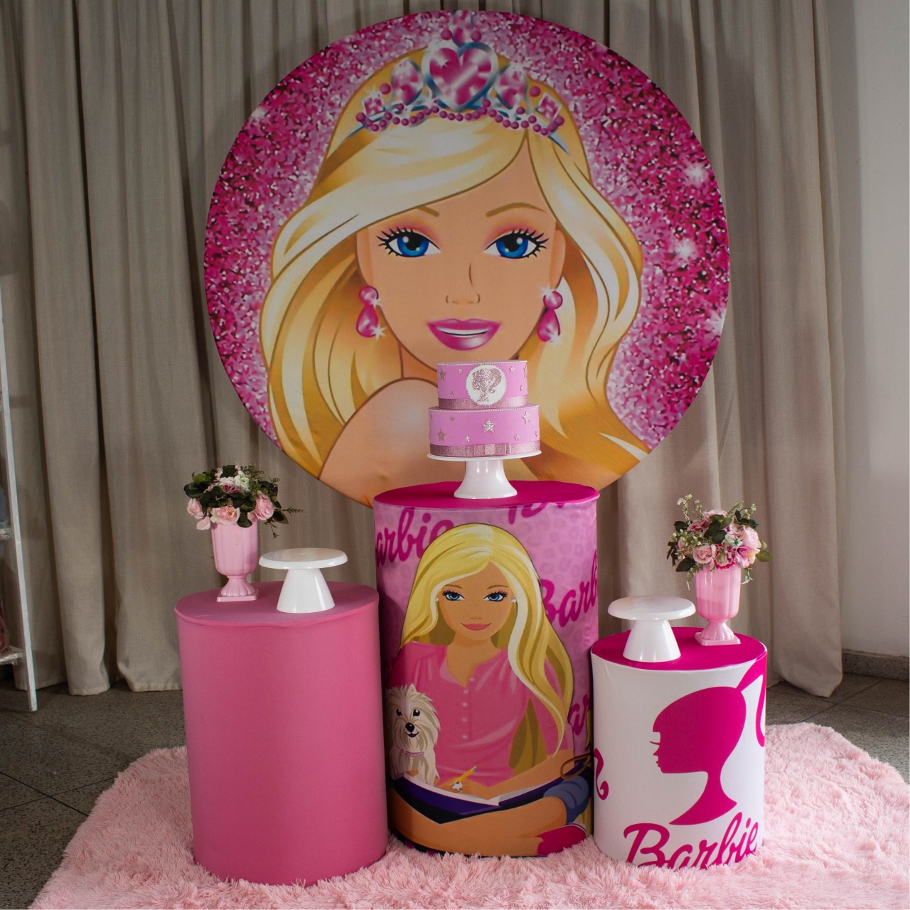 Decoração Barbie 1 - Kit M. - Cultivar Sonhos