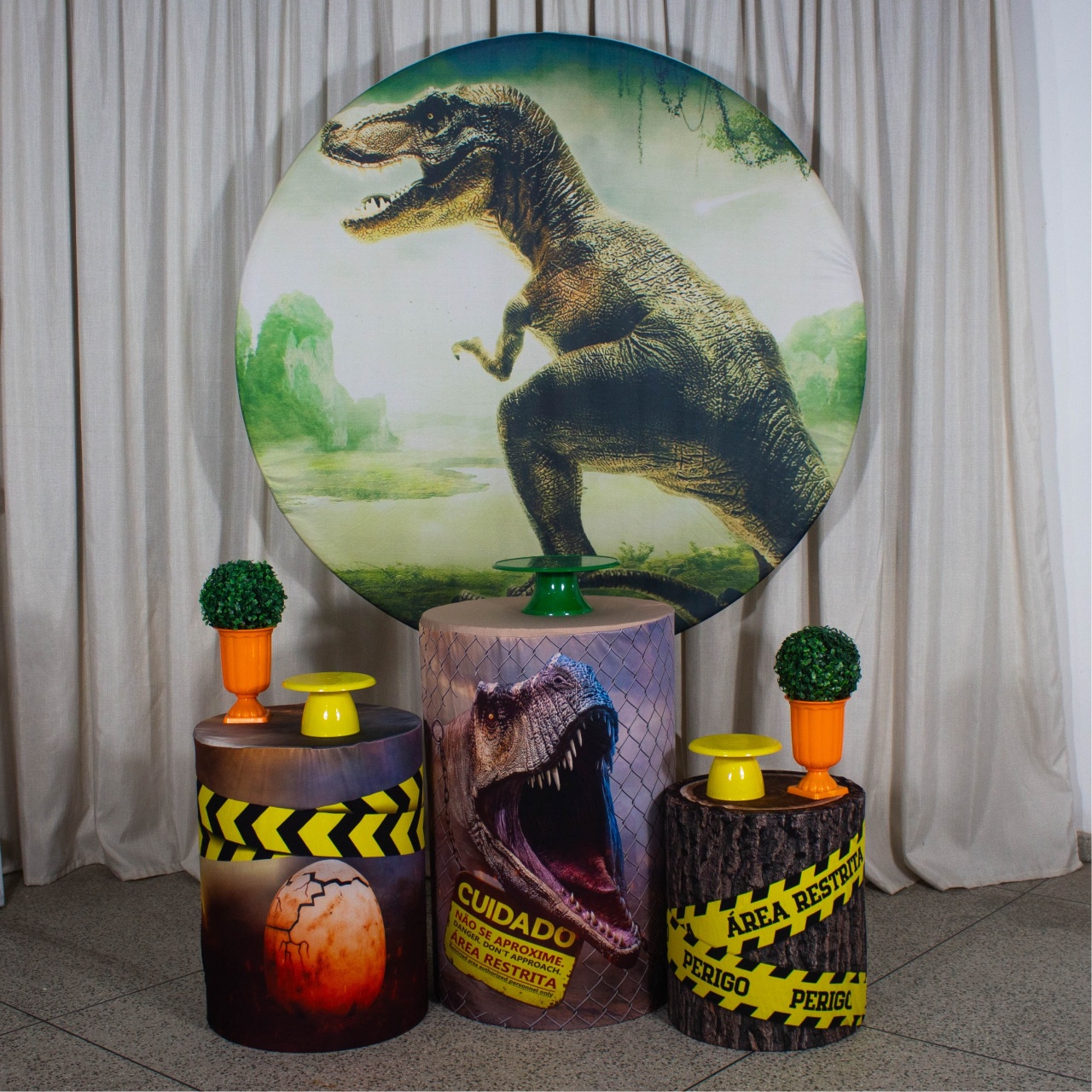 Decoração Dinossauro - Kit P. - Cultivar Sonhos