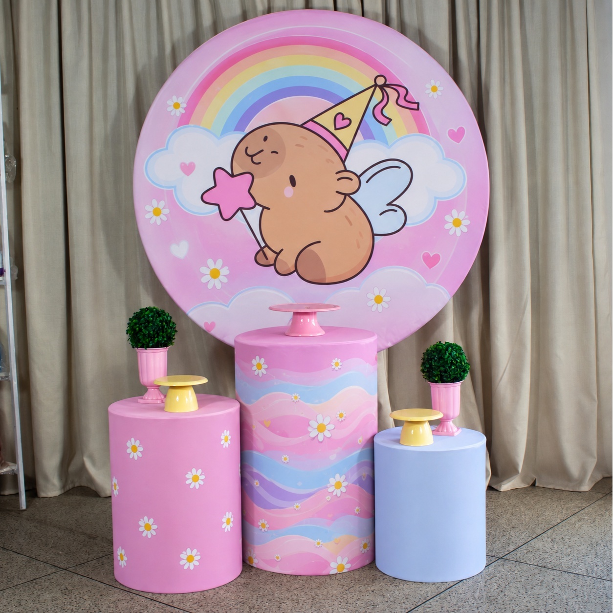 Decoração Capivara 2 - Kit P. - Cultivar Sonhos