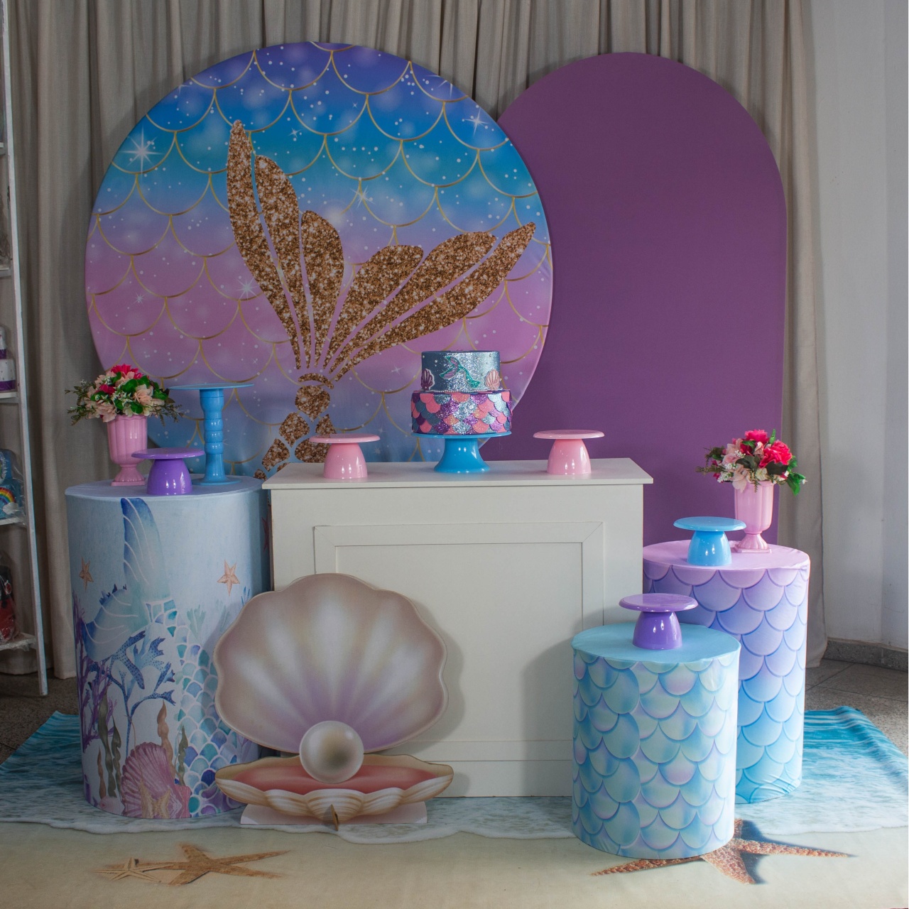 Decoração Sereia - Kit G. - Cultivar Sonhos