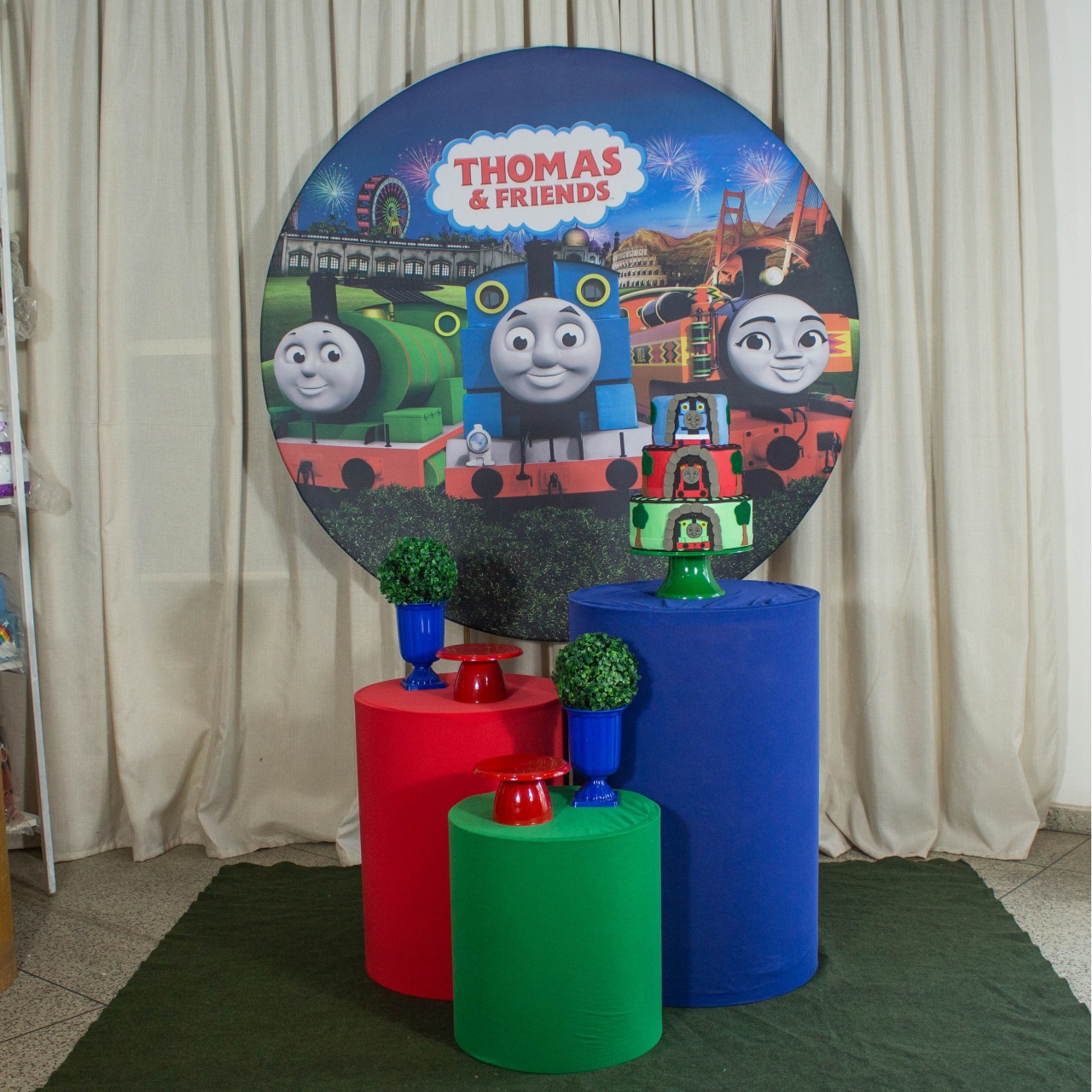 Decoração Thomas O Trem - Kit M. - Cultivar Sonhos