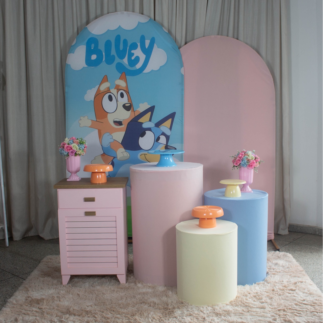 Decoração Bluey Menina - Romano Kit G. - Cultivar Sonhos
