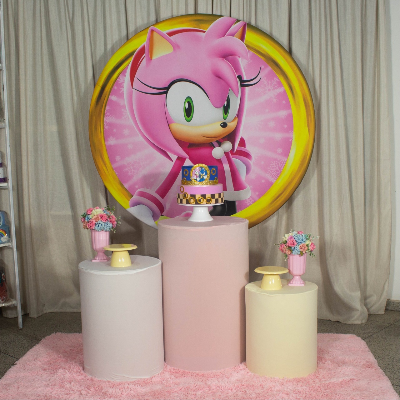 Decoração Amy Rose - Kit M. - Cultivar Sonhos