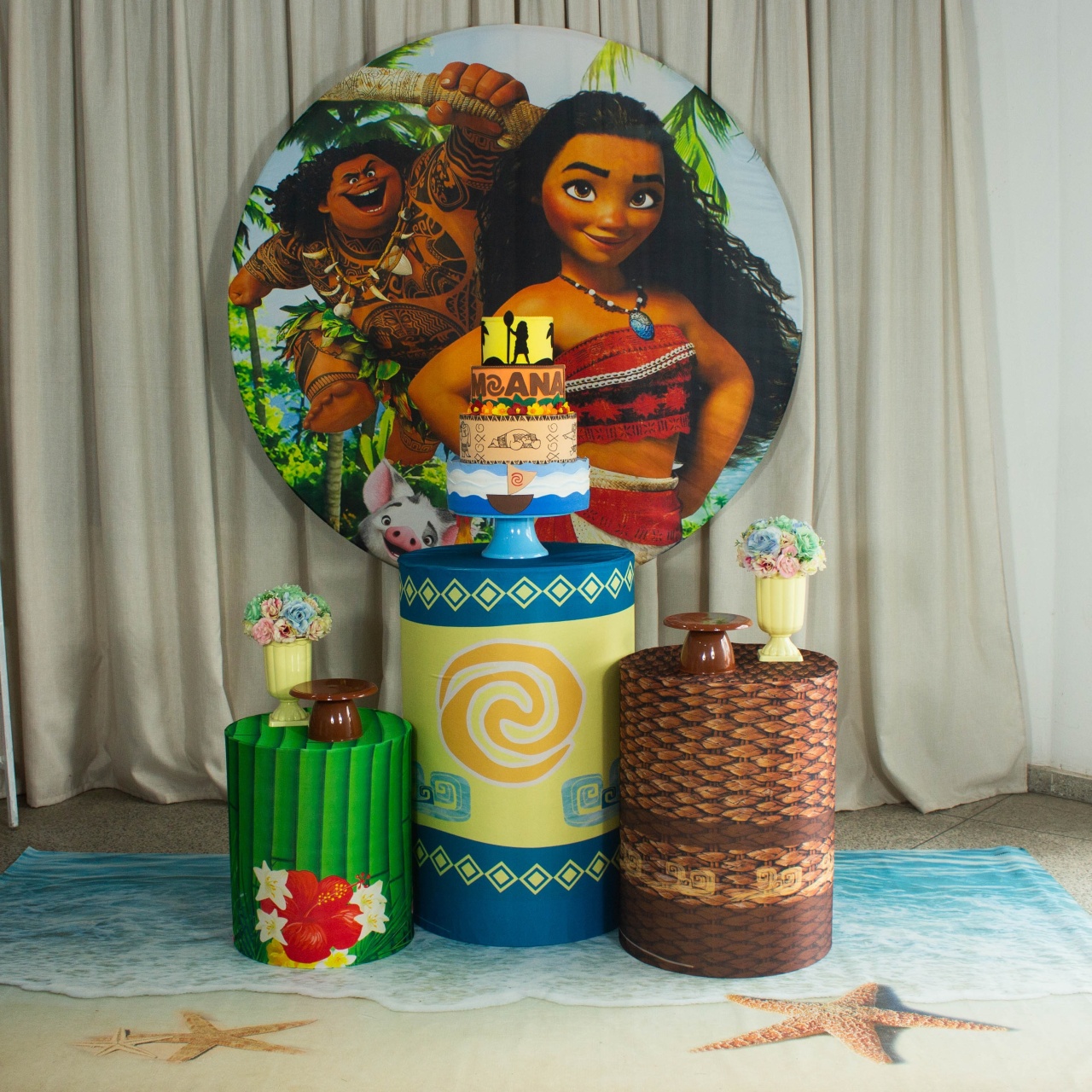 Decoração Moana - Kit M. - Cultivar Sonhos