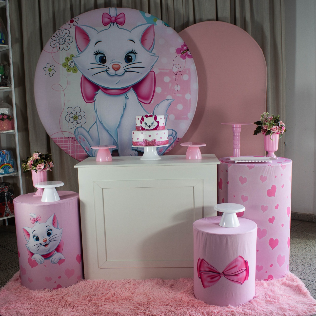 Decoração Gatinha Marie - Kit G. - Cultivar Sonhos