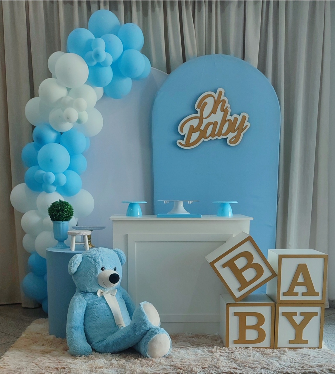 Oh Baby Azul Com Comoda - Cultivar Sonhos