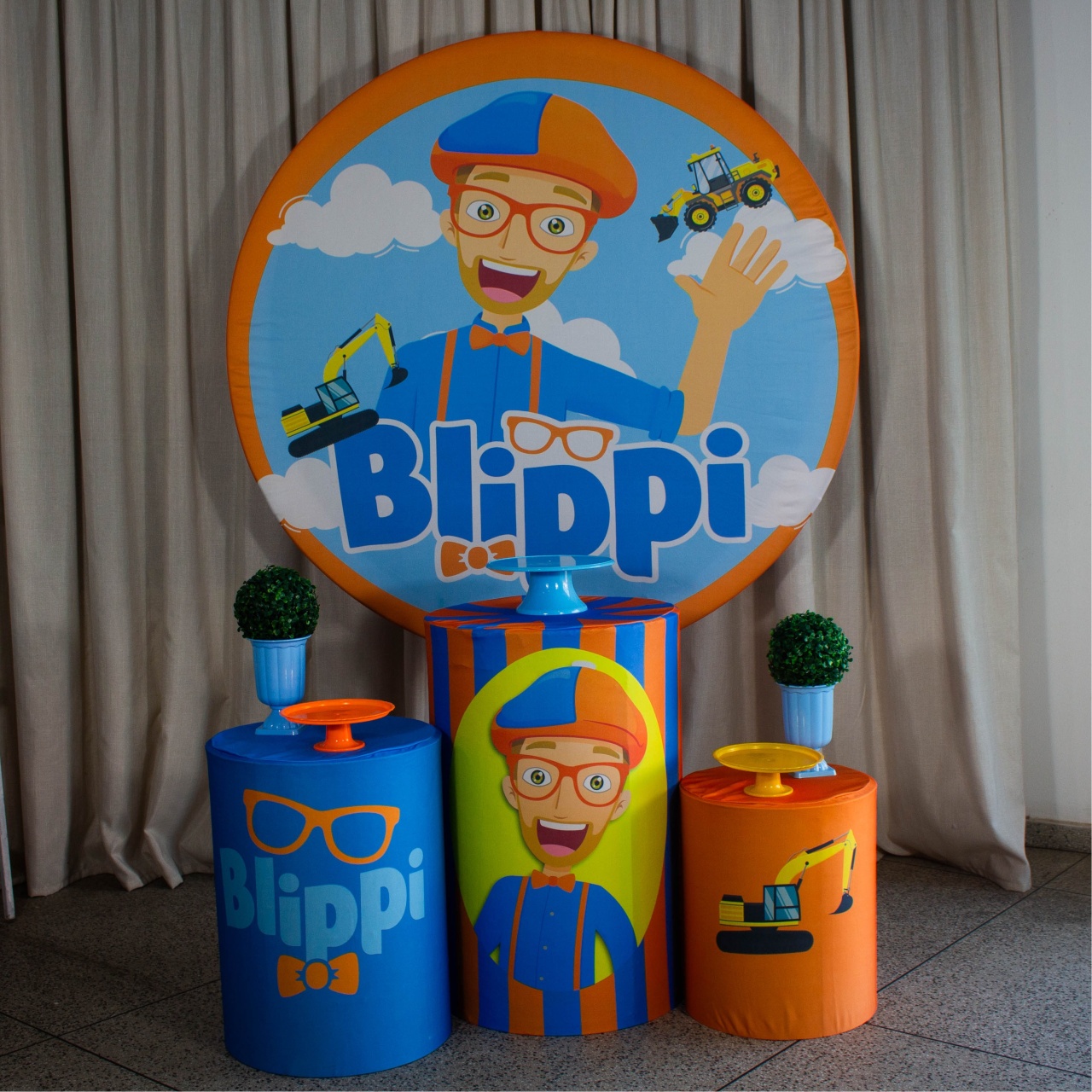 Decoração Blippi - Kit P. - Cultivar Sonhos