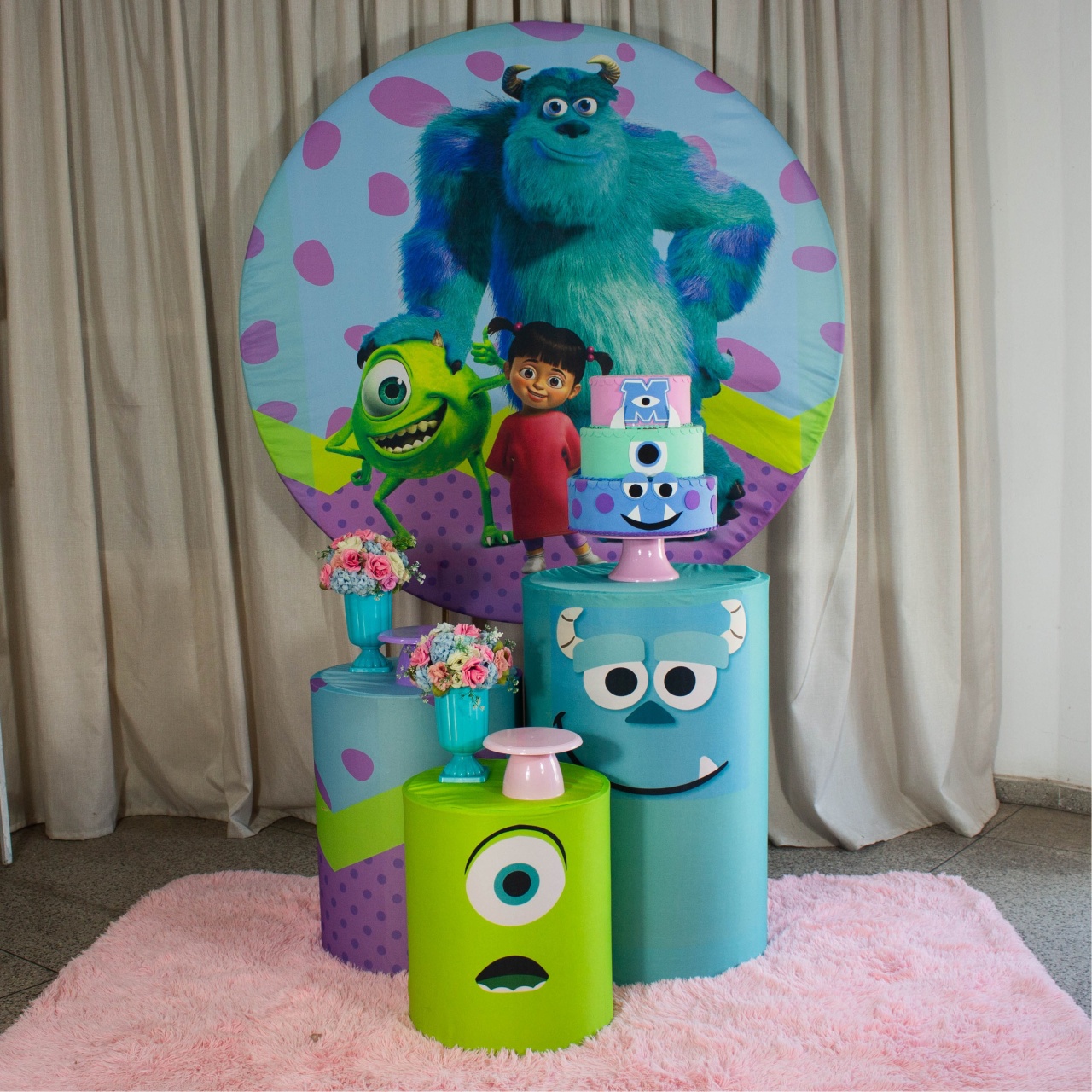 Decoração Monstro Sa Boo - Kit M. - Cultivar Sonhos