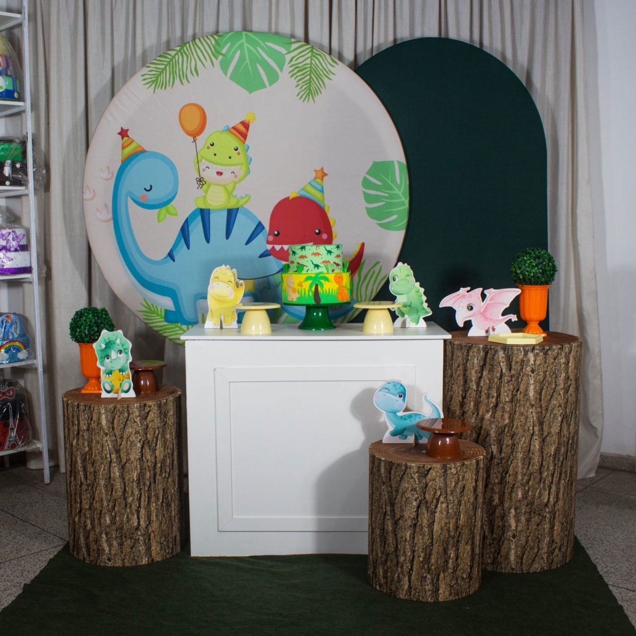 Decoração Dino Baby 2 - Kit G. - Cultivar Sonhos