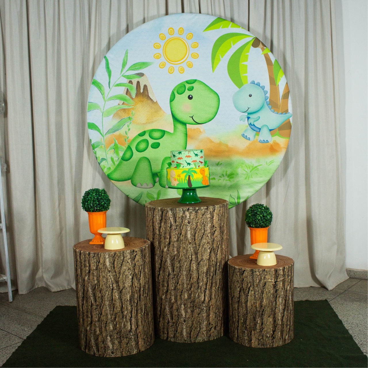 Decoração Dino Baby 1 - Kit M. - Cultivar Sonhos