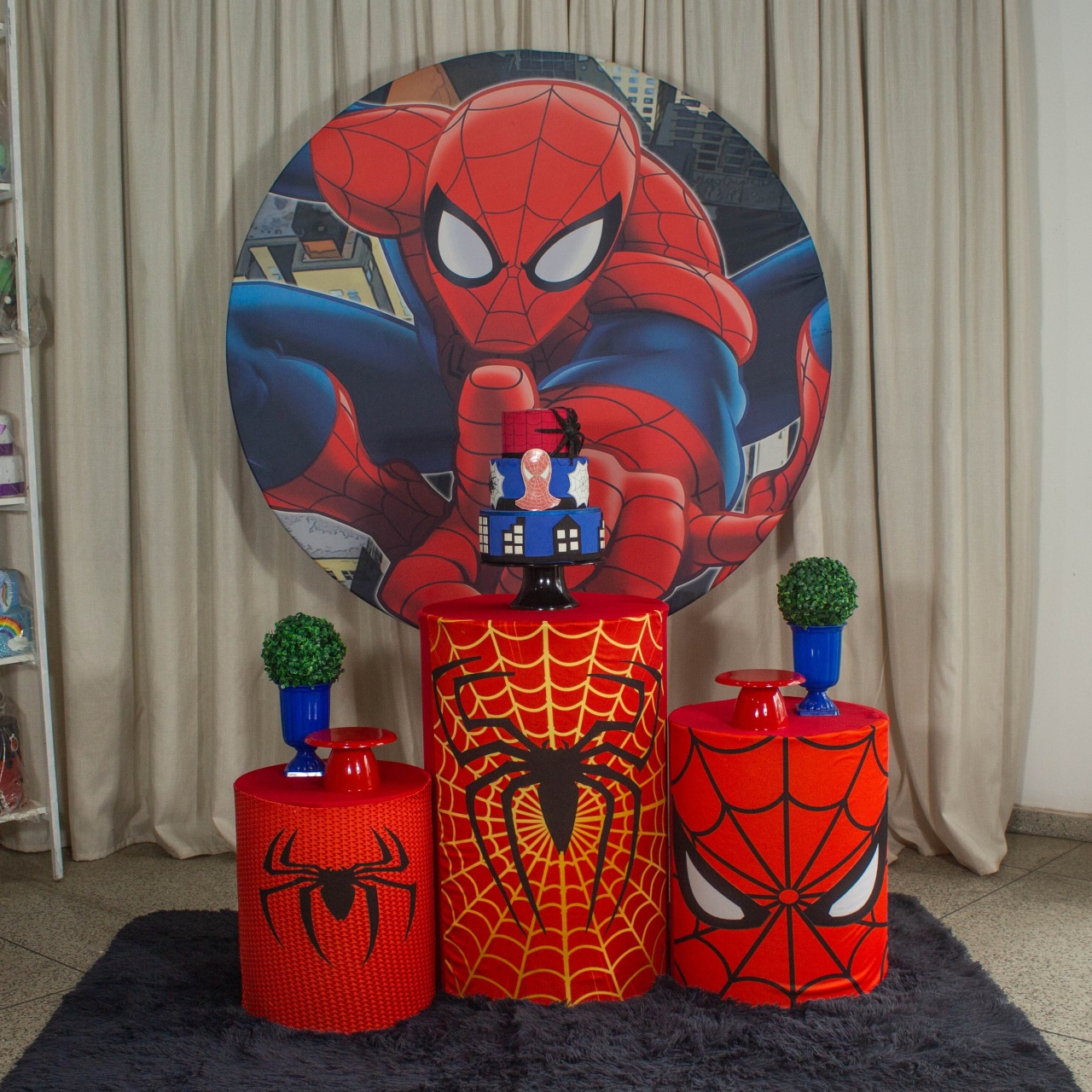 Decoração Homem Aranha - Kit M. - Cultivar Sonhos