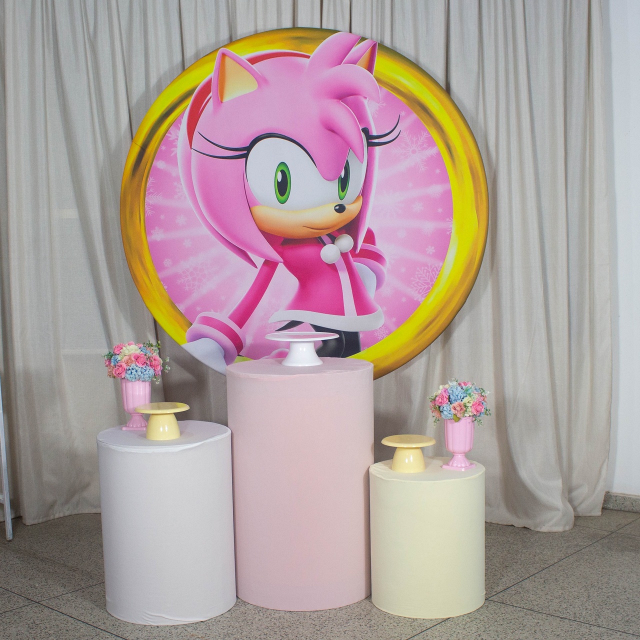 Decoração Amy Rose - Kit P. - Cultivar Sonhos