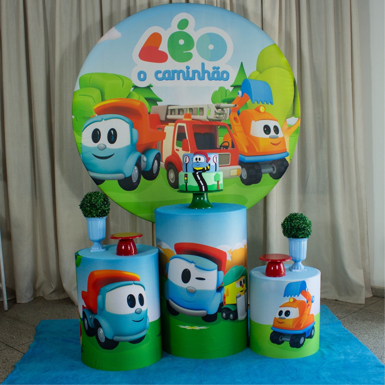 Decoração Leo Caminhão - Kit G. - Cultivar Sonhos