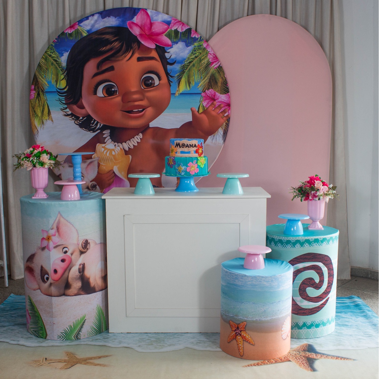 Decoração Moana Baby - Kit G. - Cultivar Sonhos