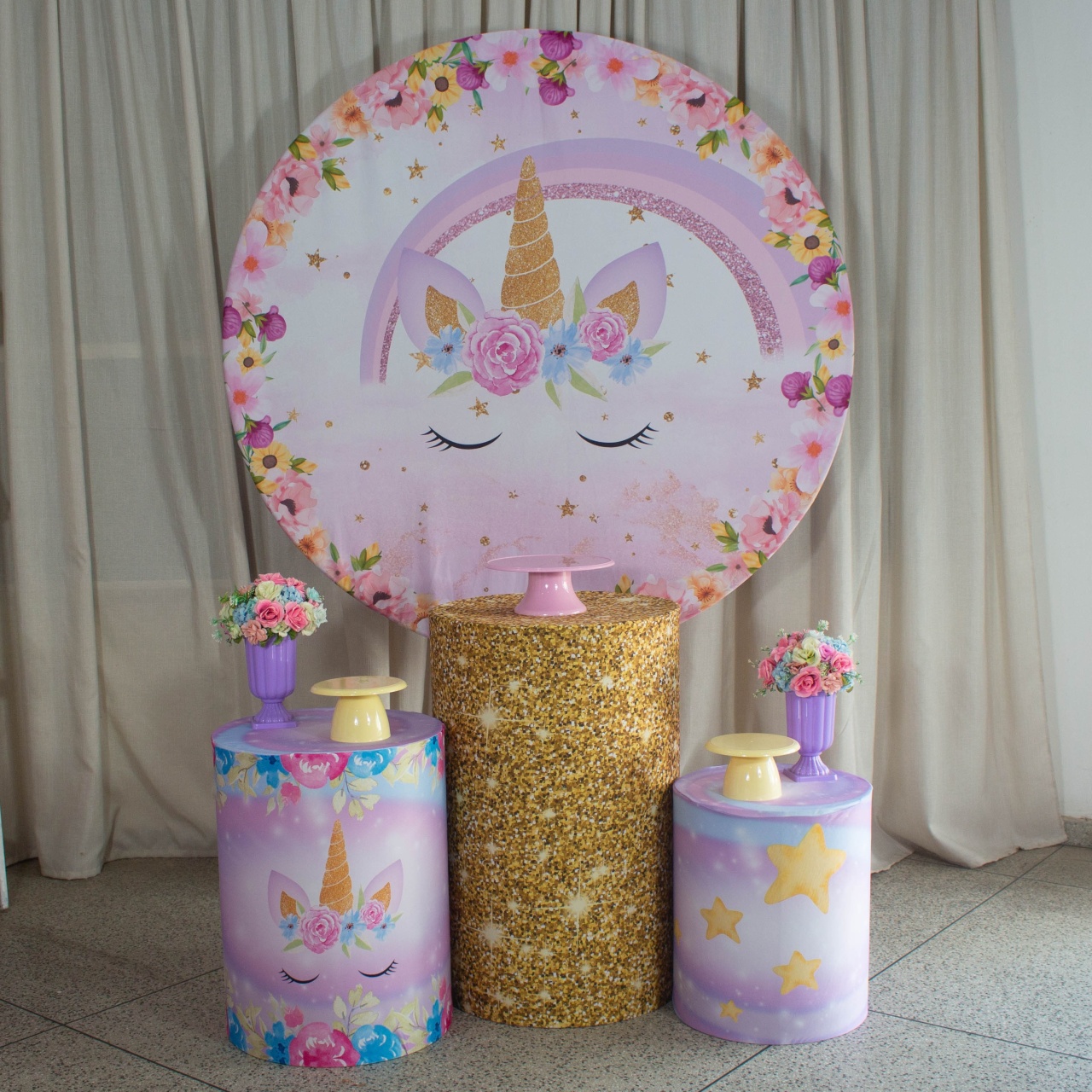 Decoração Unicornio - Kit P. - Cultivar Sonhos