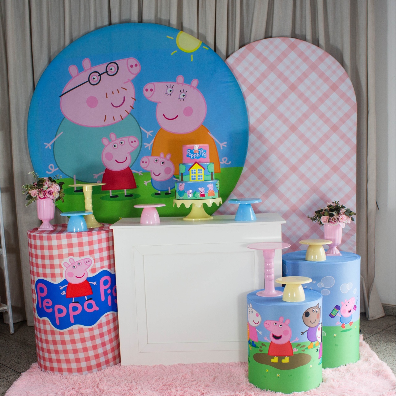 Decoração Peppa Menina - Kit G. - Cultivar Sonhos