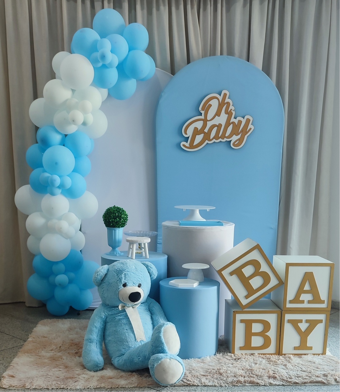 Oh Baby Azul Com Cilindros - Cultivar Sonhos