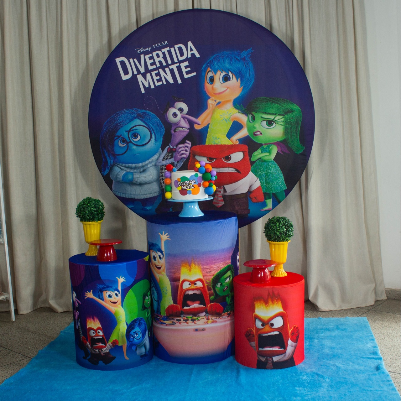 Decoração Divertidamente Menino - Kit M. - Cultivar Sonhos