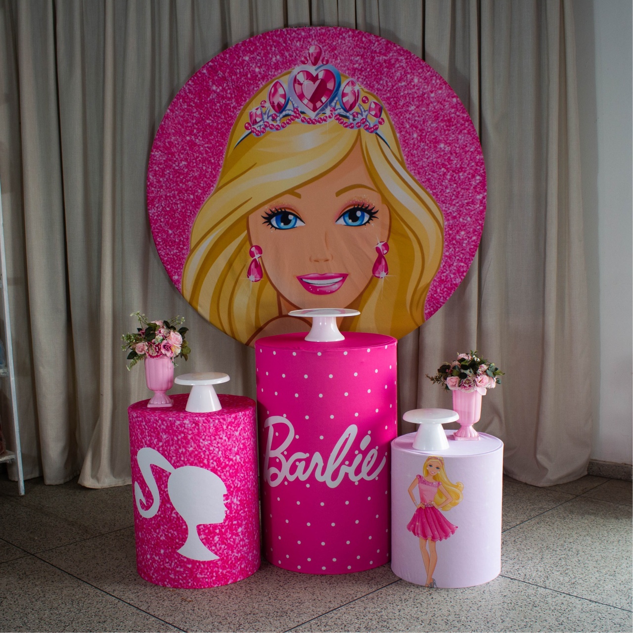 Decoração Barbie 2 - Kit P. - Cultivar Sonhos