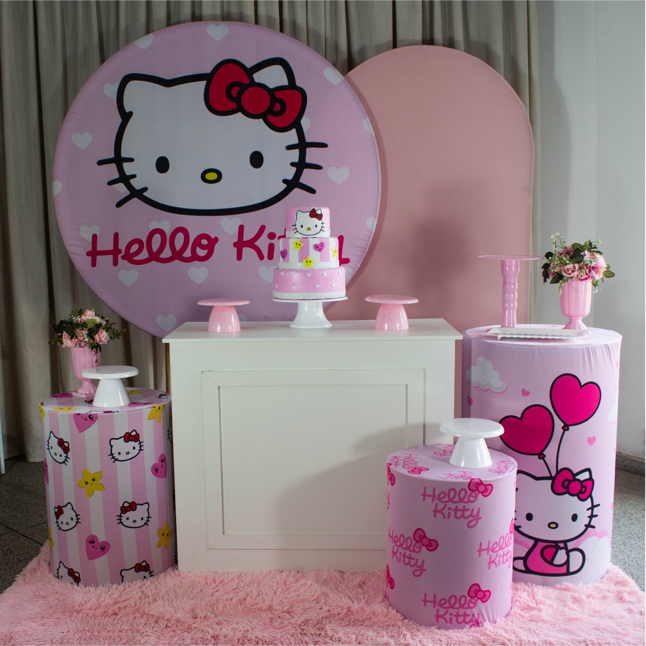 Decoração Hello Kitty - Kit G. - Cultivar Sonhos