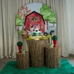 Decoração Fazendinha Celeiro Vermelho - Kit M. - imagem 2