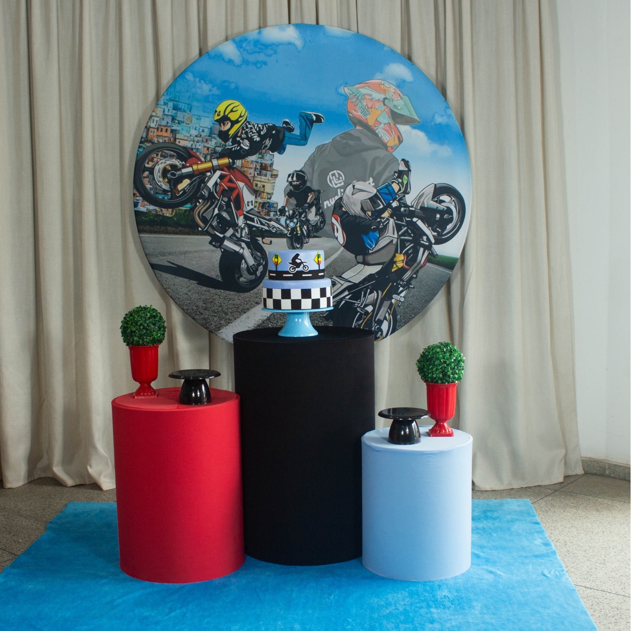 Decoração Moto - Kit M. - Cultivar Sonhos