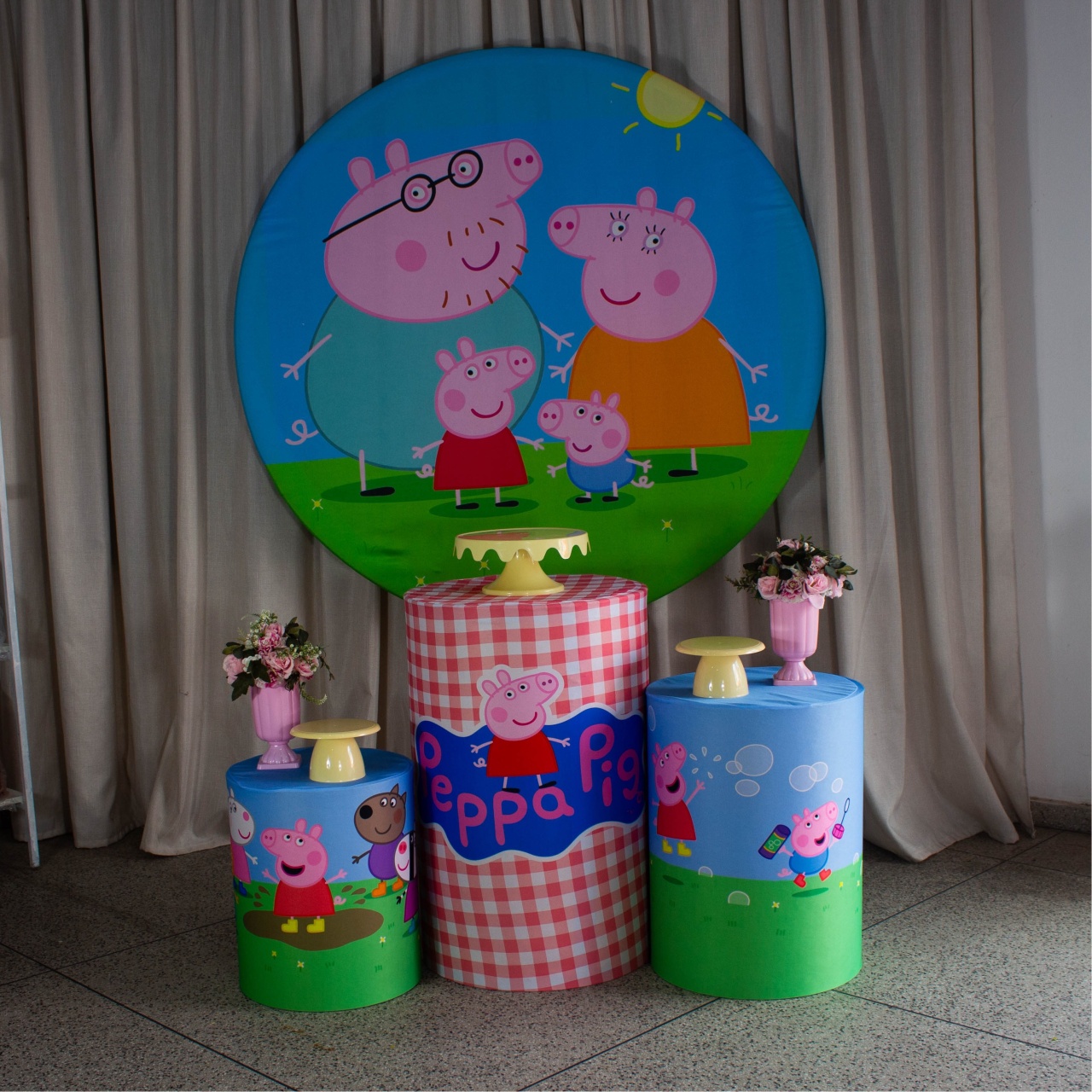 Decoração Peppa Menina - Kit P. - Cultivar Sonhos