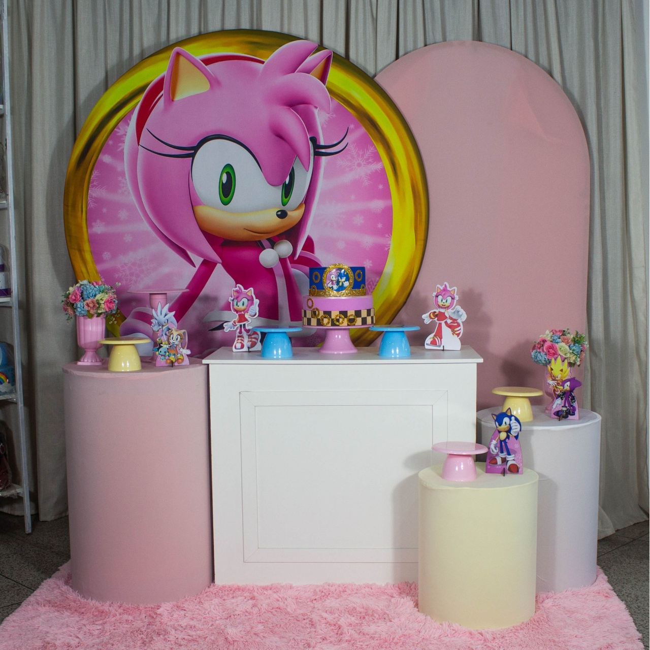 Decoração Amy Rose - Kit G. - Cultivar Sonhos