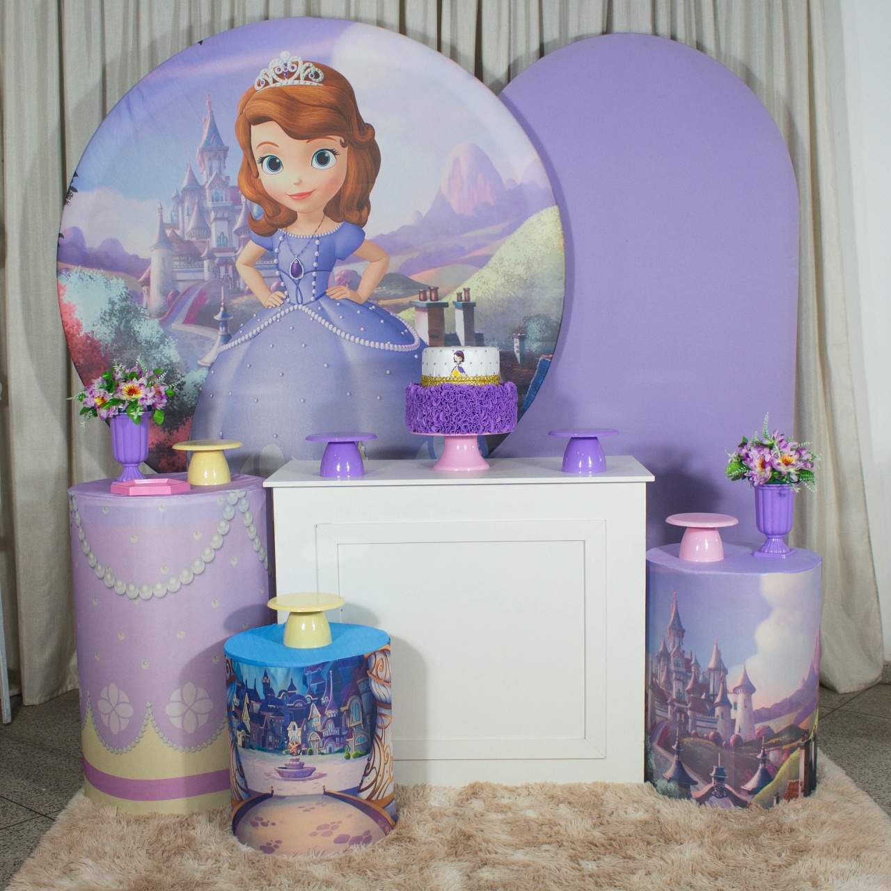 Decoração Princesa Sofia - Kit G. - Cultivar Sonhos