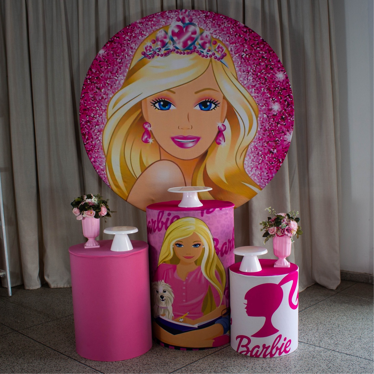Decoração Barbie 1 - Kit P. - Cultivar Sonhos