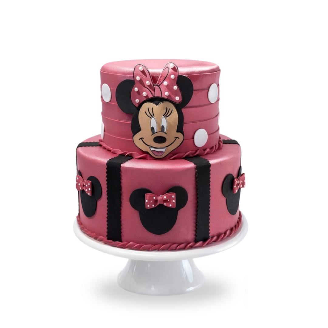 Bolo Falso - Minnie Vermelha - Cultivar Sonhos