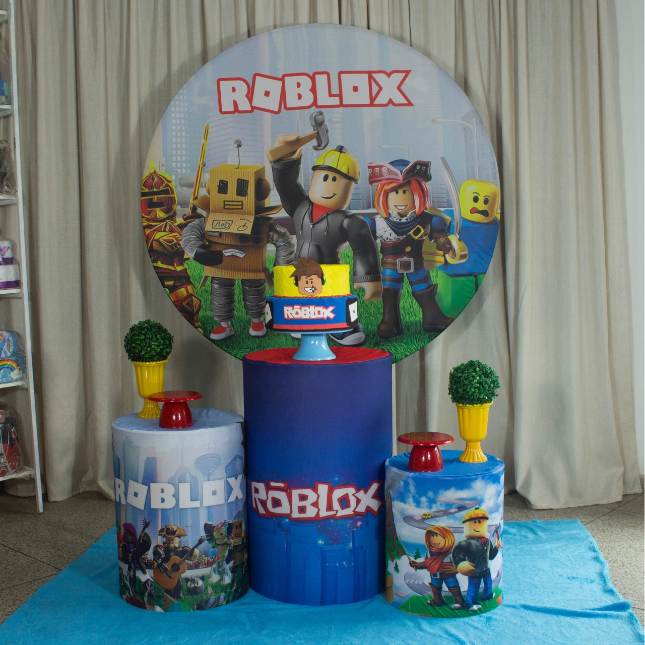 Decoração Roblox Menino 1 - Kit M. - Cultivar Sonhos