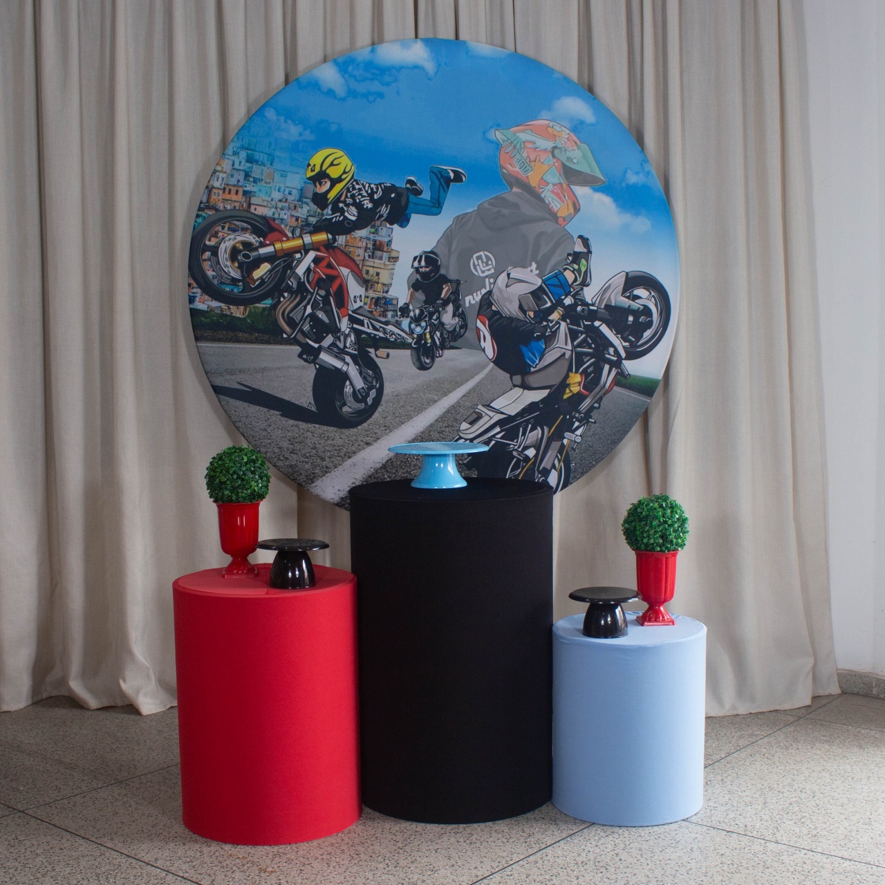 Decoração Moto - Kit P. - Cultivar Sonhos