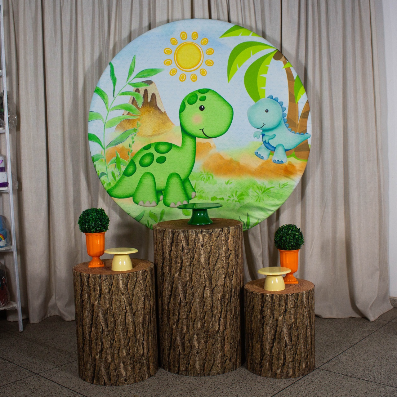 Decoração Dino Baby 1 - Kit P. - Cultivar Sonhos