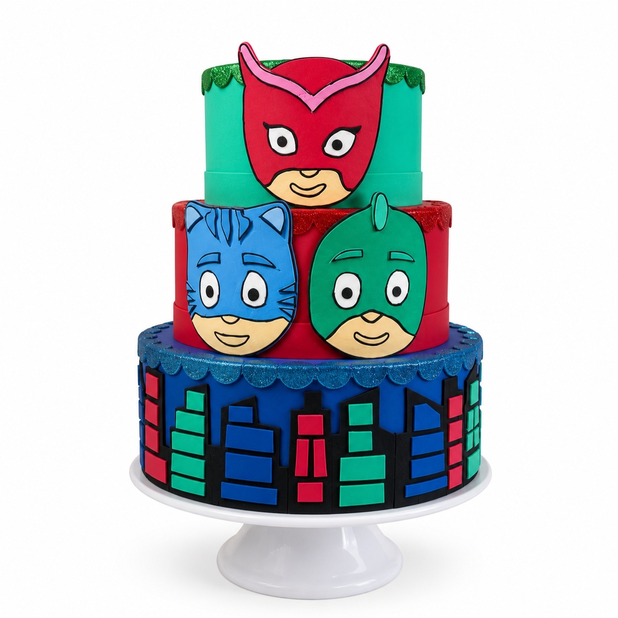 Bolo Falso - Pj Masks - Cultivar Sonhos