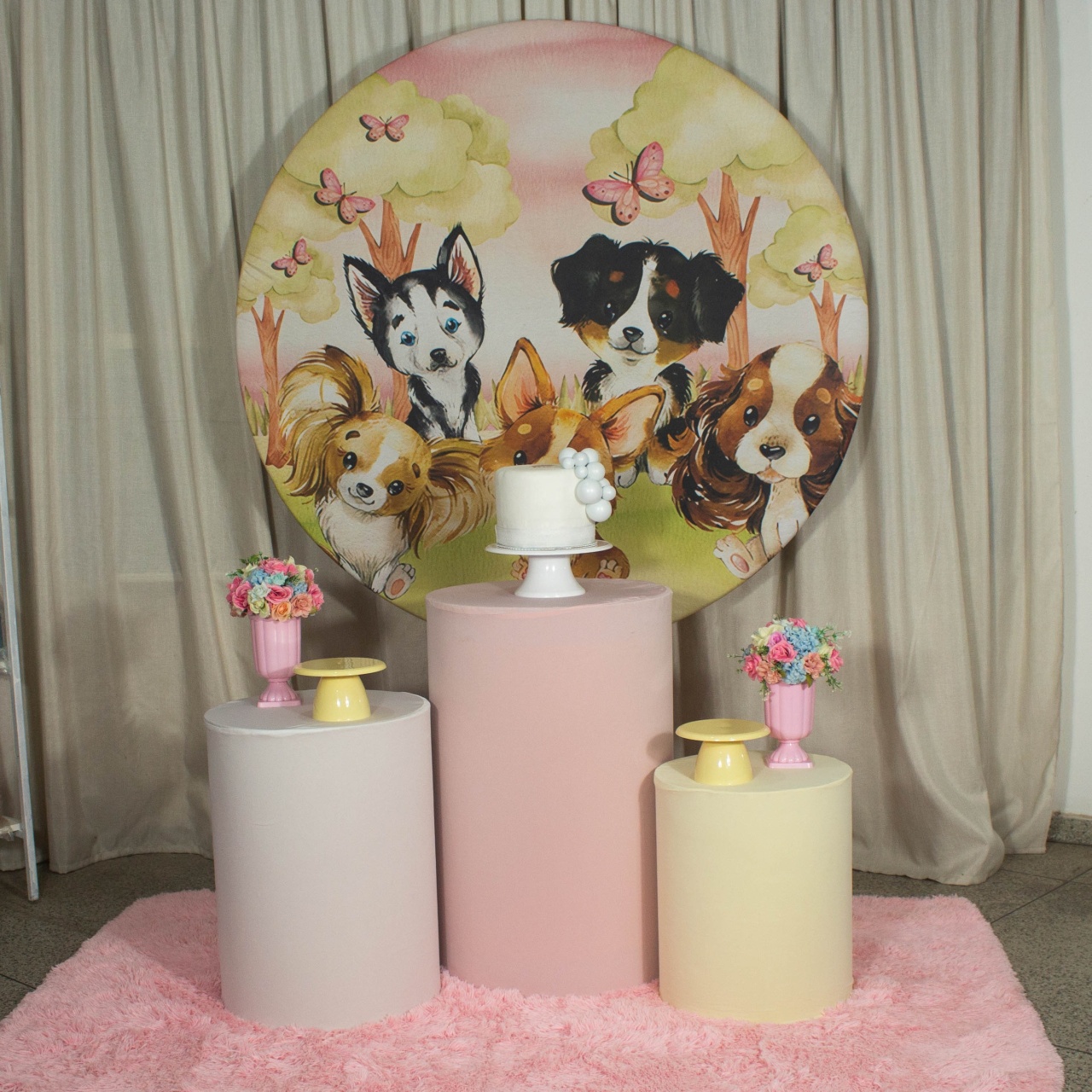 Decoração Cachorrinhos - Kit M. - Cultivar Sonhos