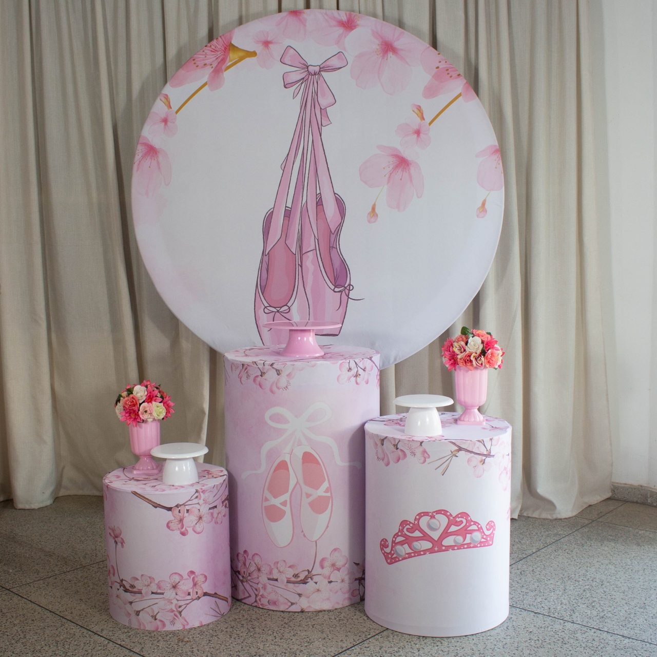 Decoração Bailarina Sapatilha - Kit P. - Cultivar Sonhos