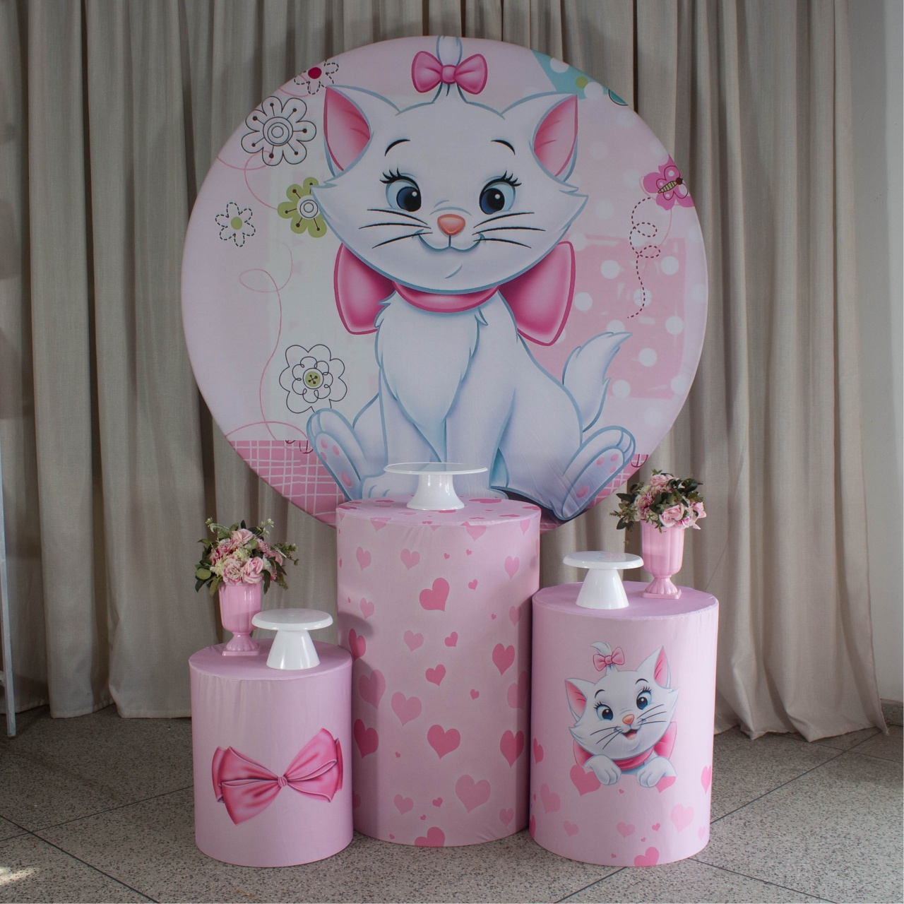Decoração Gatinha Marie - Kit P. - Cultivar Sonhos