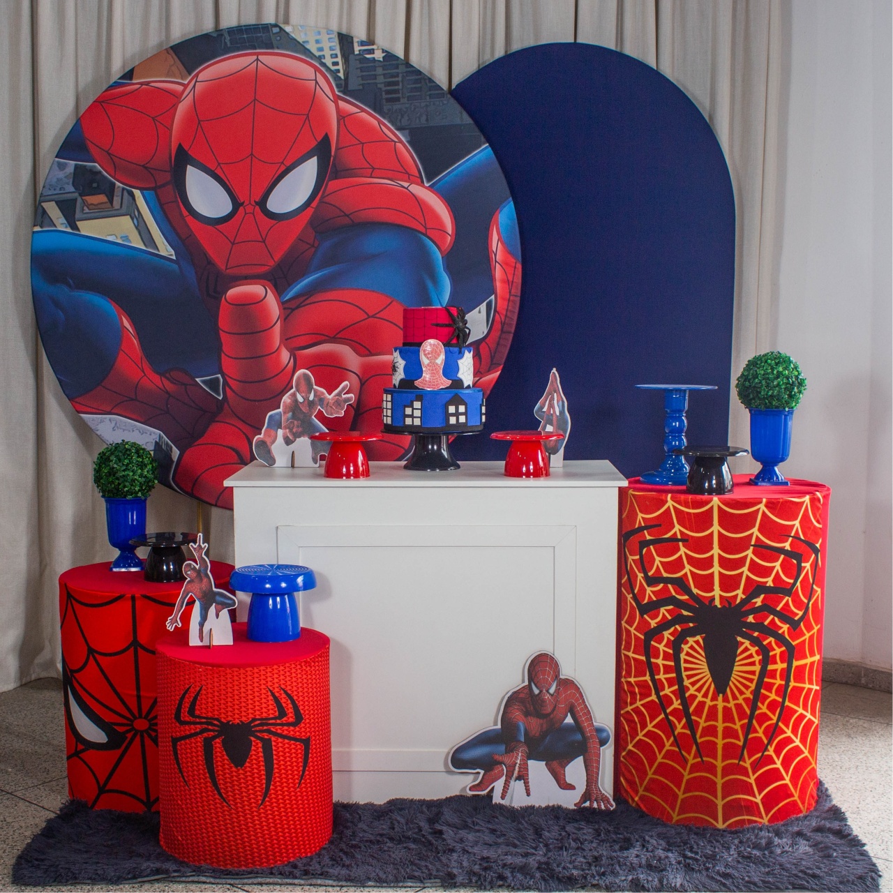 Decoração Homem Aranha - Kit G. - Cultivar Sonhos