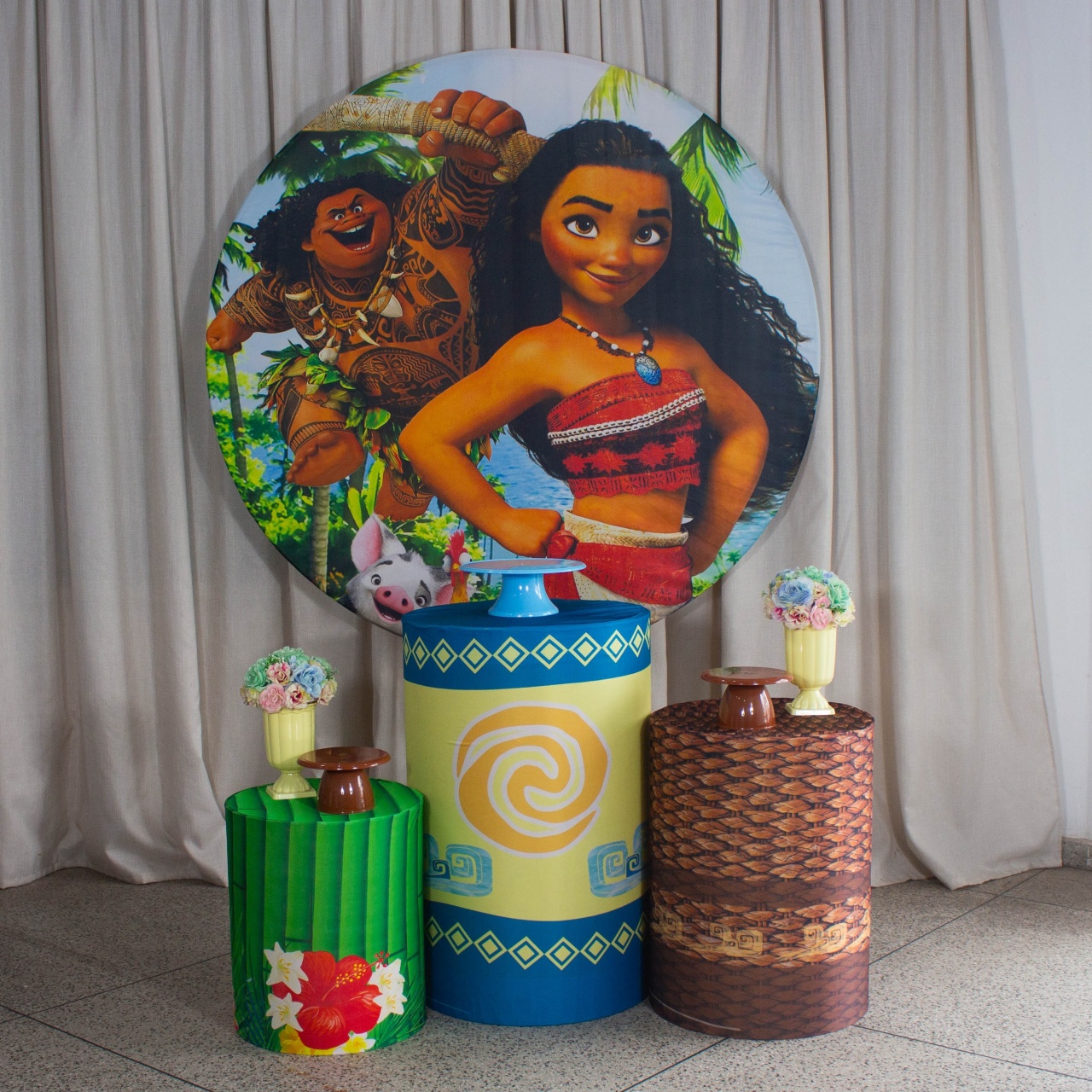 Decoração Moana - Kit P. - Cultivar Sonhos