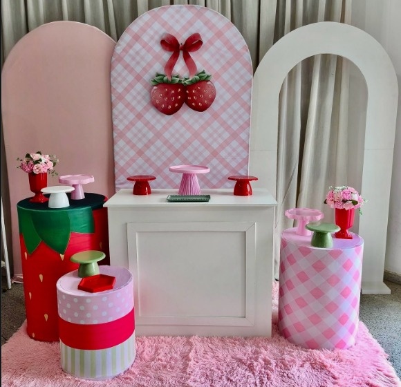 Decoração Morangos - Romano Kit Gg - Cultivar Sonhos
