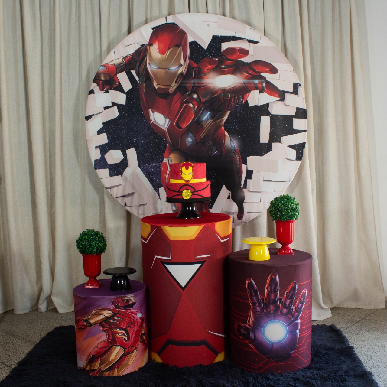 Decoração Homem de Ferro - Kit M. - Cultivar Sonhos