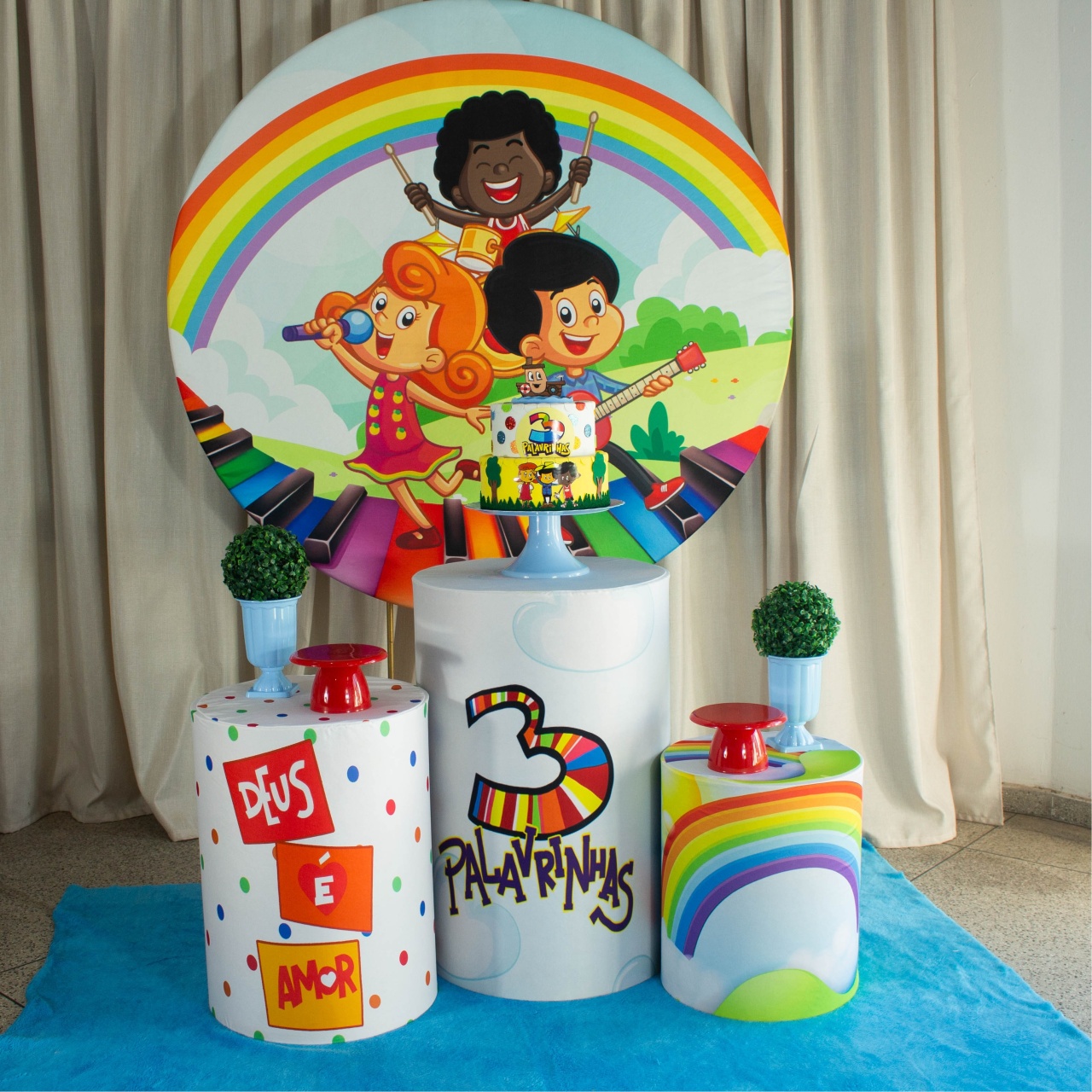 Decoração 3 Palavrinhas Menino - Kit M. - Cultivar Sonhos