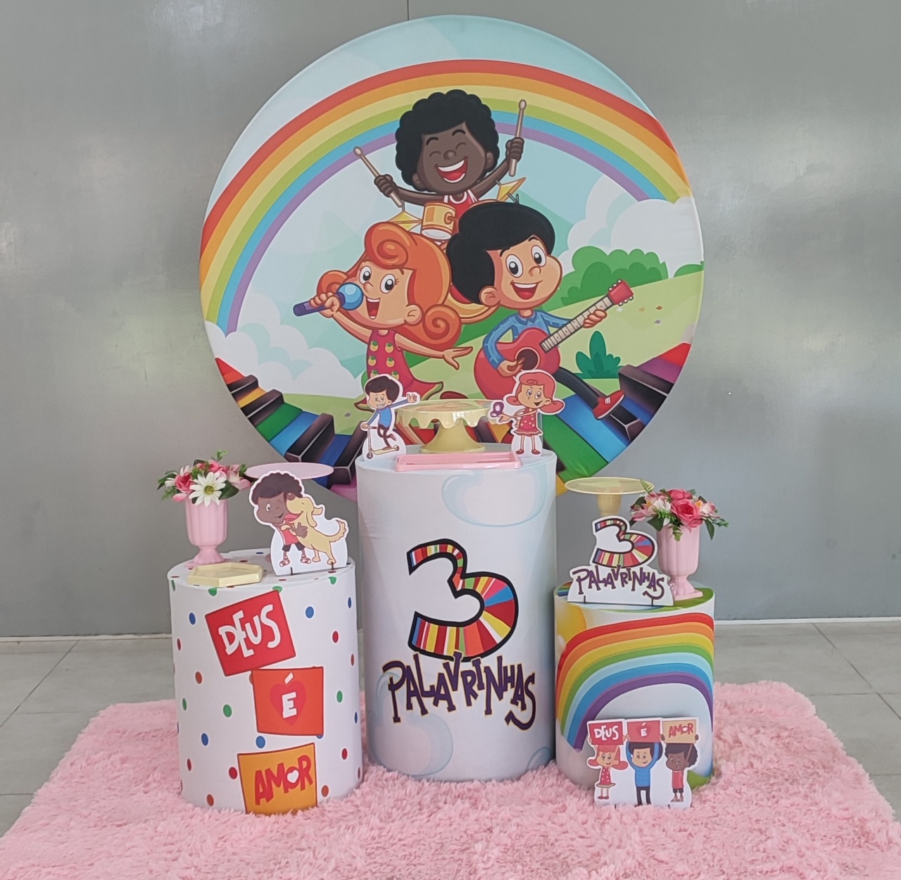 Decoração 3 Palavrinhas Menina - Kit M. - Cultivar Sonhos