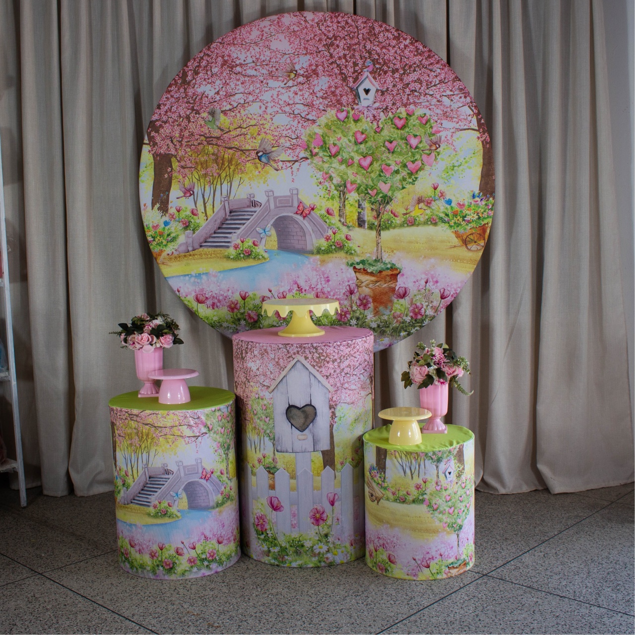 Decoração Jardim Encantado 1 - Kit P. - Cultivar Sonhos