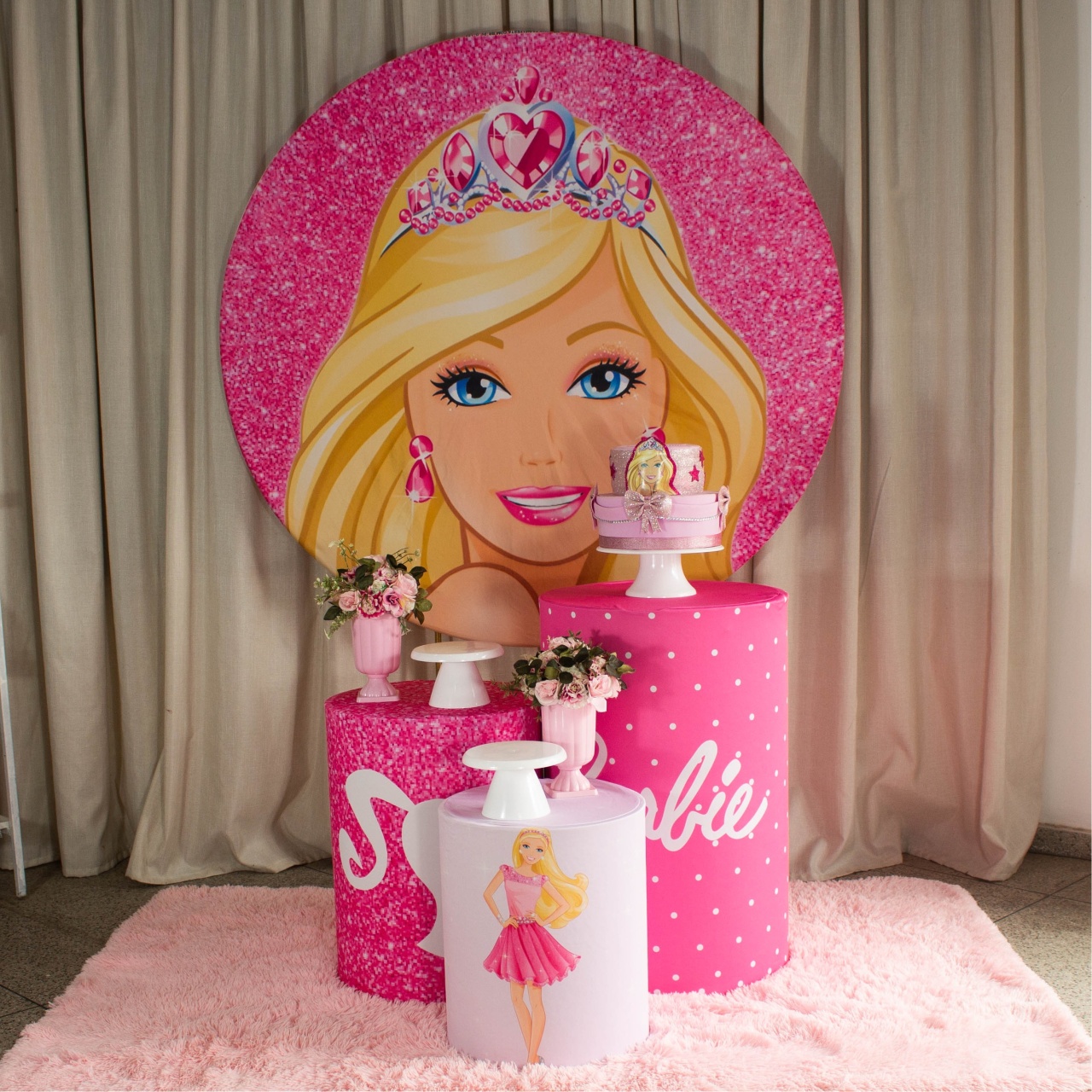 Decoração Barbie 2 - Kit M. - Cultivar Sonhos