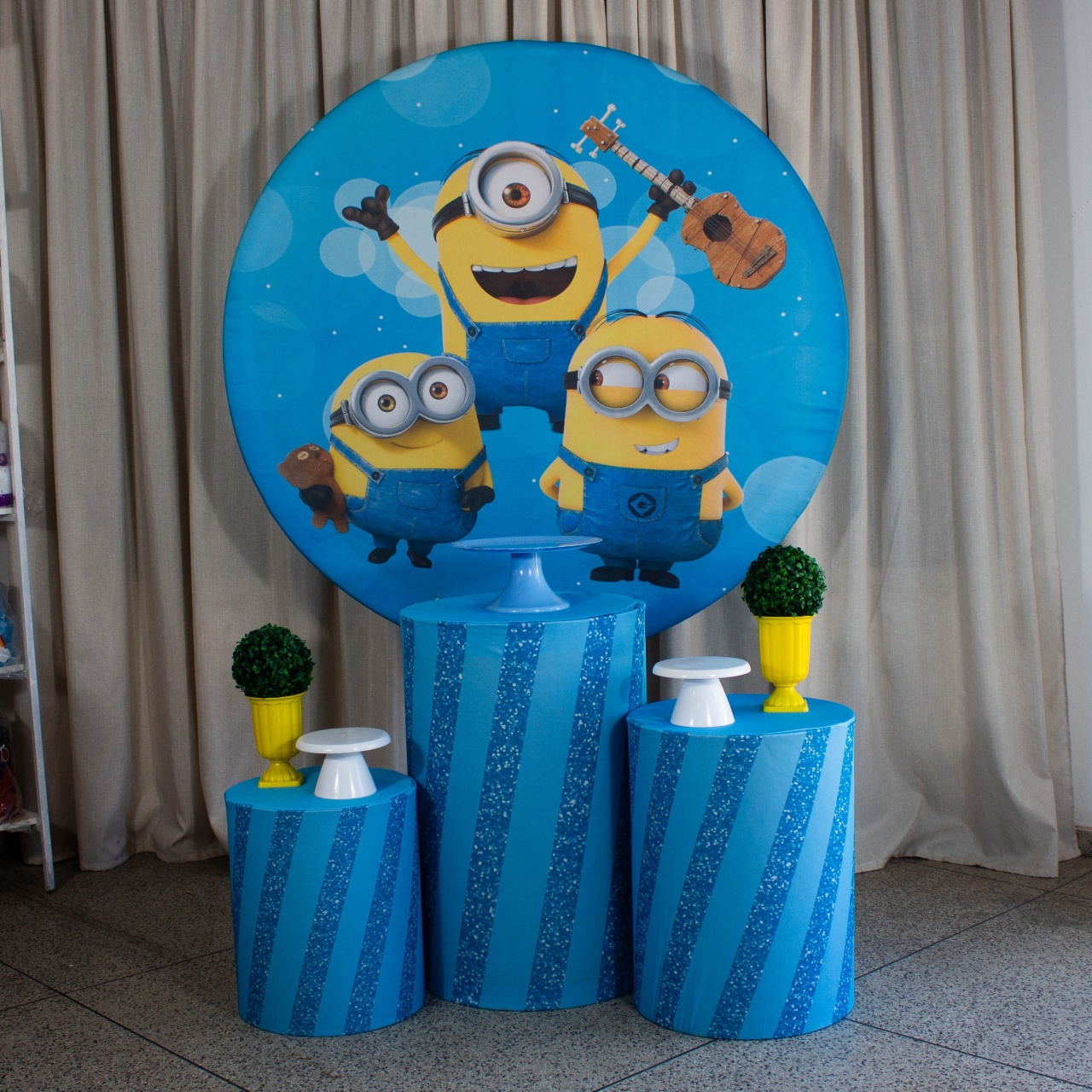 Decoração Minions - Kit P.  - Cultivar Sonhos
