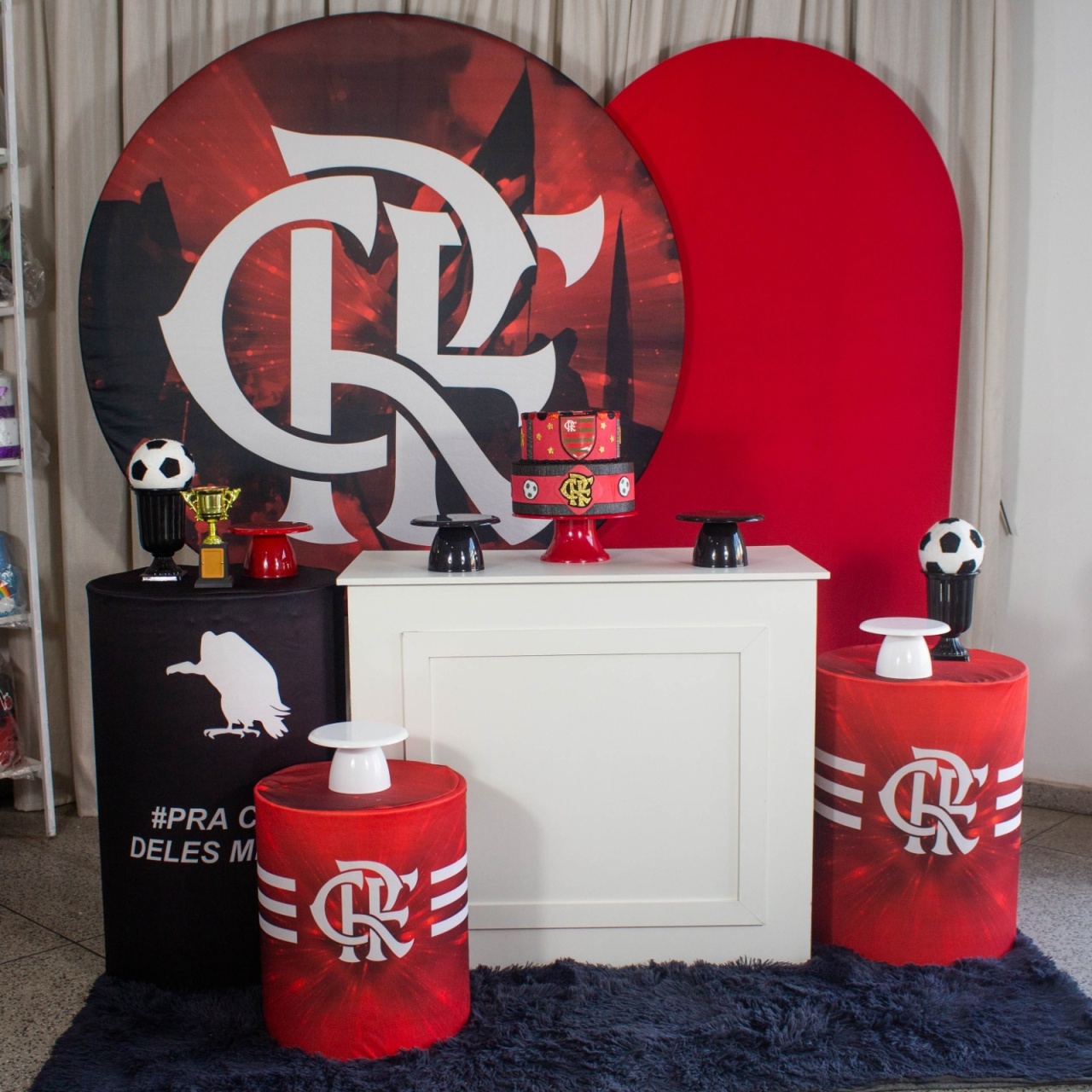 Decoração Flamengo - Kit G. - Cultivar Sonhos